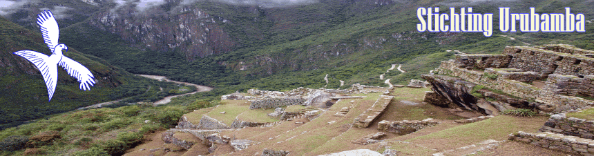 De Stichting Urubamba, genoemd naar de rivier die door de heilige
vallei van de Incakoningen stroomt, zamelt gelden in voor leefgemeenschappen die onder minimale omstandigheden, verspreid en
moeilijk bereikbaar, leven in het Andesgebergte.